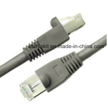 10g CAT6A Snagless Patch Cable avec 50u RJ45 Gris